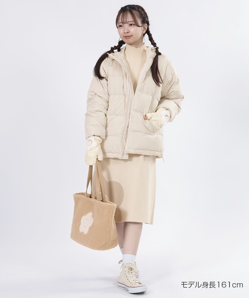 MARY QUANT（マリークワント）の「ロゴダウンパーカ ブルゾン（ダウン