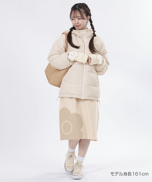 MARY QUANT（マリークワント）の「ロゴダウンパーカ ブルゾン（ダウン