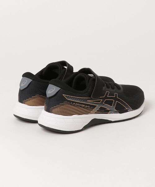 ASICS（アシックス）の「アシックス ASICS LAZERBEAM RK-MG（スニーカー・キッズ・ブラック×ゴールド・19.0cm/19.5cm/20.0cm/20.5cm/21.0cm/21.5cm/22.0cm/22.5cm/23.0cm/23.5cm/24.0cm/24.5cm/25.0cm）」の2枚目の写真