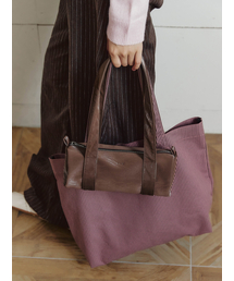 VEY（ヴェイ）の「Roll Bag (Mocha)（トートバッグ）」