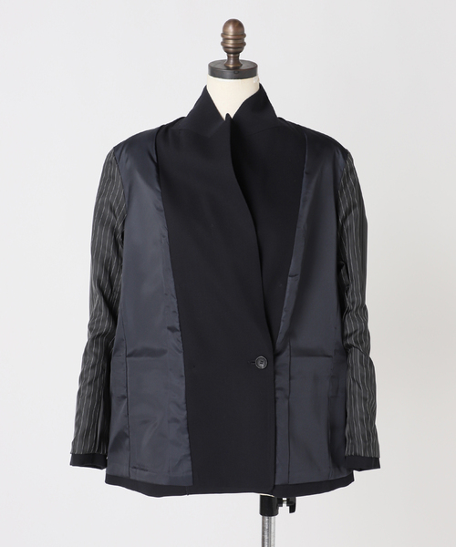 JOURNAL STANDARD relume（ジャーナルスタンダード　レリューム）の「ダブルフロントブレザー（テーラードジャケット・レディース・ネイビー・38/36）」の5枚目の写真