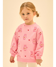 CAREBEARS（ケアベア）の「ラブアラットベア オーバーサイズ スウェットTシャツ（スウェット）」