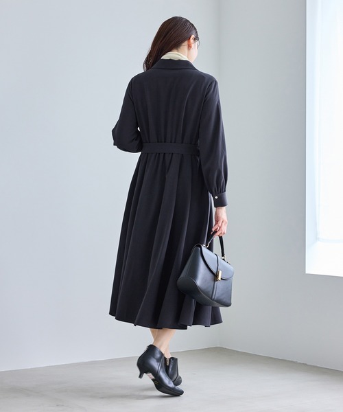 ROPE' PICNIC(ロペピクニック)の「リボンシャツワンピース(シャツワンピース・レディース・ベージュ/ネイビー・M/S/L)」の18枚目の写真