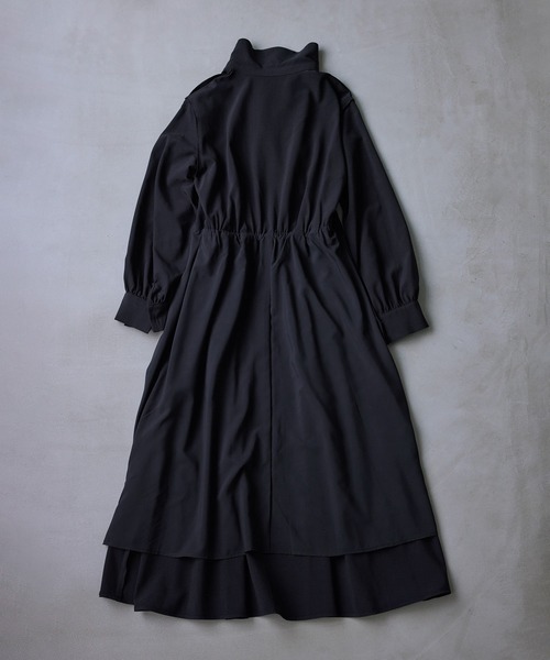 ROPE' PICNIC(ロペピクニック)の「リボンシャツワンピース(シャツワンピース・レディース・ベージュ/ネイビー・M/S/L)」の9枚目の写真