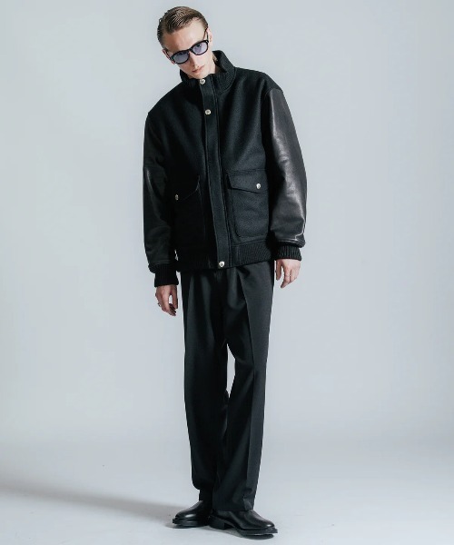 CRIMIE（クライミー）の「CRIMIE/クライミー/A2 MELTON JACKET/A2 メルトン ジャケット（ブルゾン・メンズ・ブラック・M）」の5枚目の写真