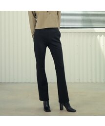 Bending Semi Bootcut Pants _Black
