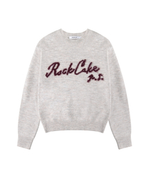 Script Logo Mohair Knit - Oatmeal