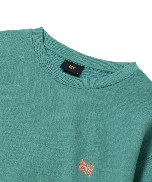 BROWNBREATH(ブラウンブレス)の「BUBBLE TAG CREWNECK - KHAKI(スウェット・レディース・その他・XL/L/M/S)」の6枚目の写真