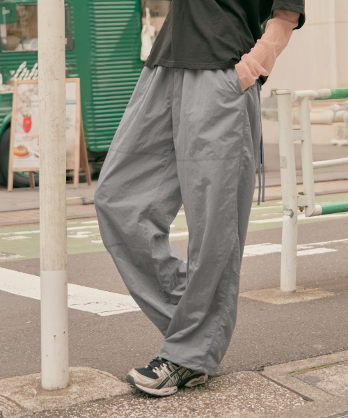 MUSINSA｜ムシンサのスウェットパンツ（グレー/灰色系・ワイド・ルーズ
