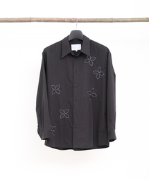 EYC（インヤン）の「Dancing flower shirt (black)（シャツ/ブラウス）」