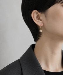 【Sonu jewelry(ソヌジュエリー)】スクエアストーン フックピアス son-pierce-29-2【RBTS】