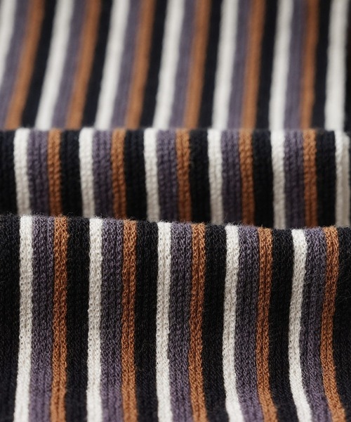 reca（レカ）の「パイル配色ボーダーナロースカート（スカート・レディース・ブラウン/アイボリー・FREE）」の17枚目の写真