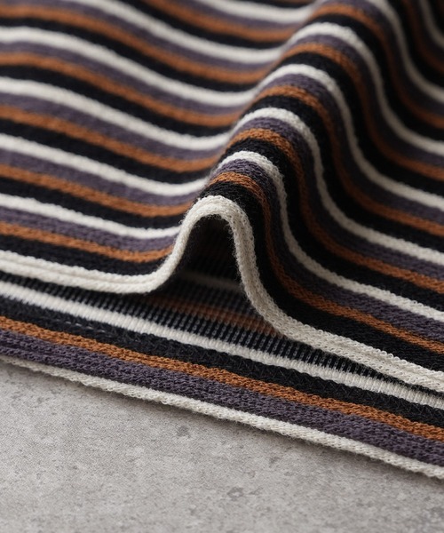 reca（レカ）の「パイル配色ボーダーナロースカート（スカート・レディース・ブラウン/アイボリー・FREE）」の19枚目の写真