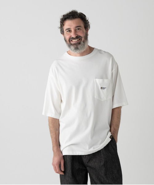 PENDLETON(ペンドルトン)の「ロゴEMB・ポケット・ティ(Tシャツ/カットソー・メンズ・ブラック/杢グレー/オフホワイト/ミント/コーラル・SMALL/X-LARGE/LARGE/MEDIUM)」の2枚目の写真