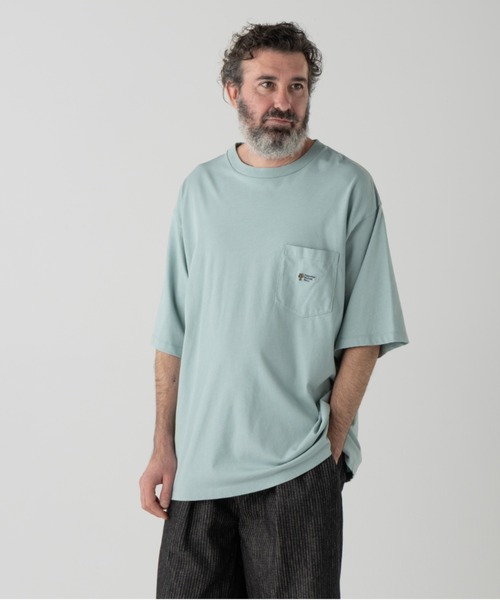 PENDLETON(ペンドルトン)の「ロゴEMB・ポケット・ティ(Tシャツ/カットソー・メンズ・ブラック/杢グレー/オフホワイト/ミント/コーラル・SMALL/X-LARGE/LARGE/MEDIUM)」の5枚目の写真
