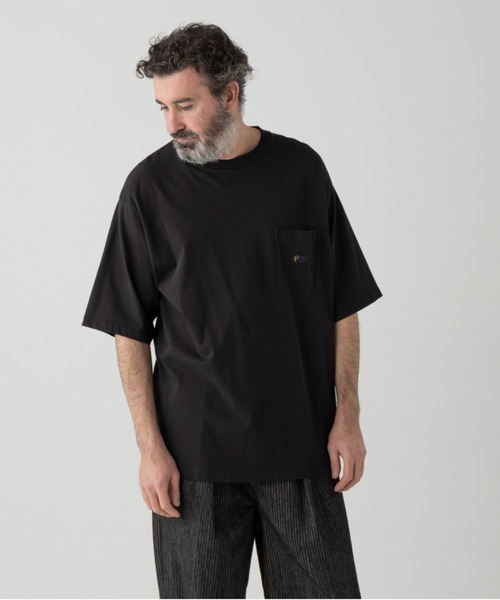 PENDLETON(ペンドルトン)の「ロゴEMB・ポケット・ティ(Tシャツ/カットソー・メンズ・ブラック/杢グレー/オフホワイト/ミント/コーラル・SMALL/X-LARGE/LARGE/MEDIUM)」の3枚目の写真