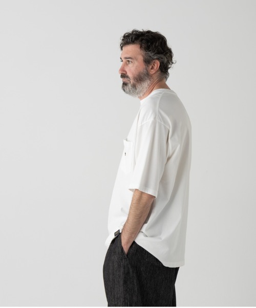 PENDLETON(ペンドルトン)の「ロゴEMB・ポケット・ティ(Tシャツ/カットソー・メンズ・ブラック/杢グレー/オフホワイト/ミント/コーラル・SMALL/X-LARGE/LARGE/MEDIUM)」の7枚目の写真