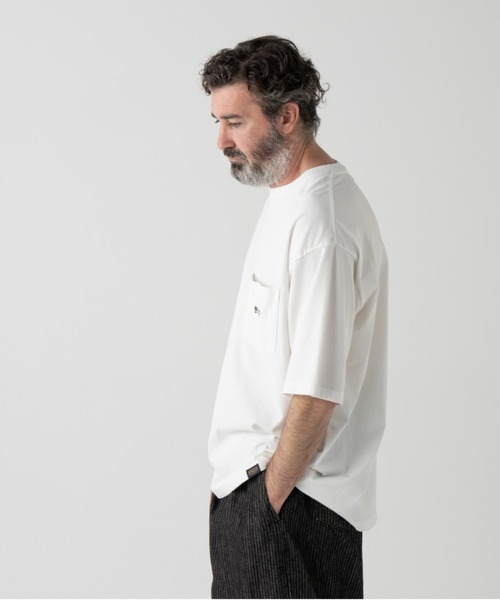 PENDLETON(ペンドルトン)の「ロゴEMB・ポケット・ティ(Tシャツ/カットソー・メンズ・ブラック/杢グレー/オフホワイト/ミント/コーラル・SMALL/X-LARGE/LARGE/MEDIUM)」の8枚目の写真