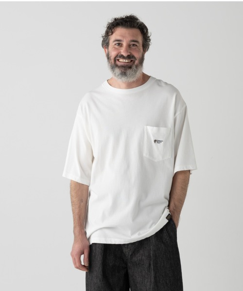 PENDLETON(ペンドルトン)の「ロゴEMB・ポケット・ティ(Tシャツ/カットソー・メンズ・ブラック/杢グレー/オフホワイト/ミント/コーラル・SMALL/X-LARGE/LARGE/MEDIUM)」の10枚目の写真