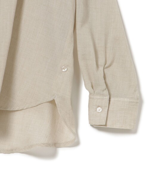 BEAMS HEART(ビームスハート)の「ボイル シャンブレー シャツ(シャツ/ブラウス・レディース・ベージュ/グレー/ピンク/イエロー・FREE)」の15枚目の写真