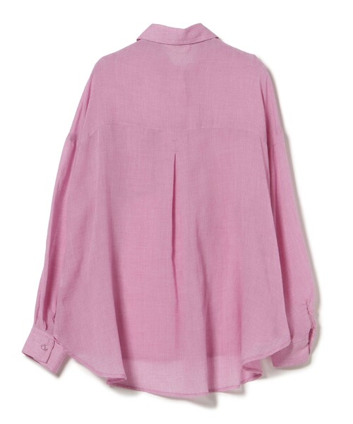 BEAMS HEART(ビームスハート)の「ボイル シャンブレー シャツ(シャツ/ブラウス・レディース・ベージュ/グレー/ピンク/イエロー・FREE)」の18枚目の写真