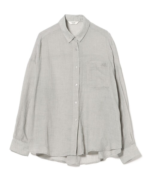 BEAMS HEART(ビームスハート)の「ボイル シャンブレー シャツ(シャツ/ブラウス・レディース・ベージュ/グレー/ピンク/イエロー・FREE)」の19枚目の写真