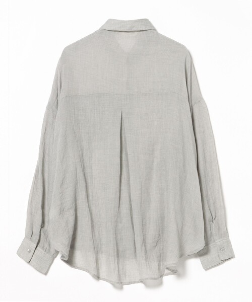 BEAMS HEART(ビームスハート)の「ボイル シャンブレー シャツ(シャツ/ブラウス・レディース・ベージュ/グレー/ピンク/イエロー・FREE)」の20枚目の写真