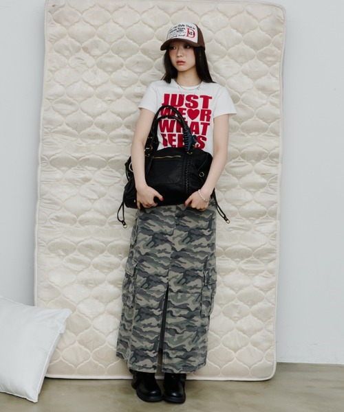 DTYYPE(ドタイプ)の「ロゴ刺繍キャップ(キャップ・レディース・カモフラージュ/ブラウン/ブラック・FREE)」の4枚目の写真