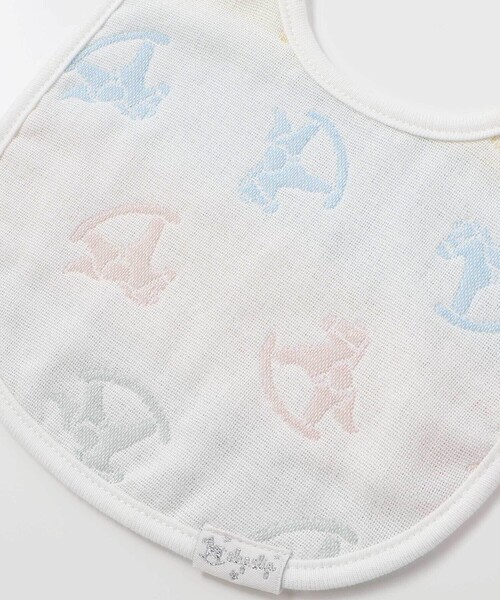 SLAP SLIP BABY(スラップスリップベビー)の「【お揃い】コットンクマ木馬総柄3重ガーゼスタイベビー(スタイ/よだれかけ・キッズ・イエロー系その他・FREE)」の9枚目の写真