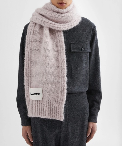 JIL SANDER（ジルサンダー）の「SCARF（マフラー・レディース・ピンク・UNI）」の2枚目の写真