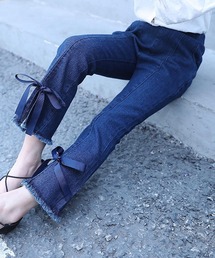 CERCA（チェルカ）の「lulunoix/リボンフレアデニムパンツN15470（デニムパンツ）」