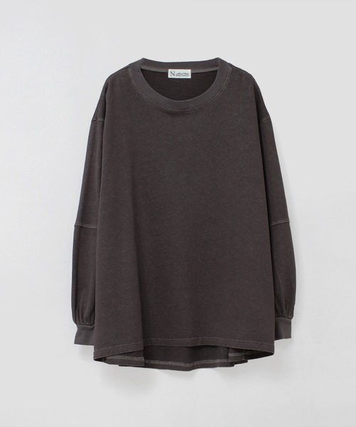 RNA-N（アールエヌエーエヌ）の「M2629 HEMP COTTONプルオーバー（Tシャツ/カットソー・レディース・キナリ/イエロー/スミクロ・FREE）」の7枚目の写真