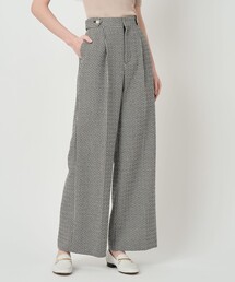 ANAYI | ドビーツイードタックワイドパンツ〈セットアップ対応商品〉(その他パンツ)