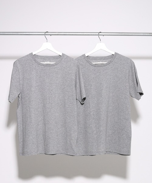 FRUIT OF THE LOOM(フルーツオブザルーム)の「FTL 2P 32/- C Tシャツ / 無地 クルーネック Tシャツ 2枚パック / メンズ レディース ユニセックス(Tシャツ/カットソー・メンズ・ホワイト/ブラック/グレー・M/L/XL)」の11枚目の写真