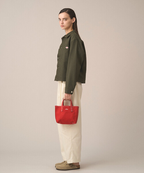 DANTON（ダントン）の「Cotton Canvas Tote Bag〈VOSGES PETIT〉（トートバッグ・レディース・ブラック/ネイビー/ブルー/アイボリー・-）」の5枚目の写真