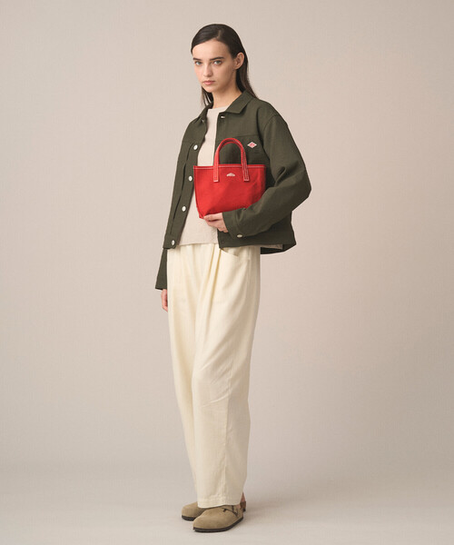 DANTON（ダントン）の「Cotton Canvas Tote Bag〈VOSGES PETIT〉（トートバッグ・レディース・ブラック/ネイビー/ブルー/アイボリー・-）」の6枚目の写真