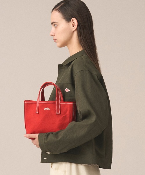 DANTON(ダントン)の「Cotton Canvas Tote Bag〈VOSGES PETIT〉(トートバッグ・レディース・ブラック/ネイビー/ブルー/アイボリー/グリーン/レッド/グレー・-)」の7枚目の写真
