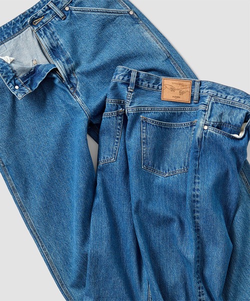 ESTNATION(エストネーション)の「ESTNATION / AUTHEN カーブポケットデニムパンツ(デニムパンツ・メンズ・ブルー/チャコールグレー・34/32/30)」の4枚目の写真