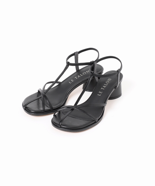LE TALON（ルタロン）の「5cmオブリークナローストラップサンダル（サンダル・レディース・ブラック系その他/イエロー/ブラウン・X-LARGE/LARGE/MEDIUM/SMALL/X-SMALL）」の4枚目の写真