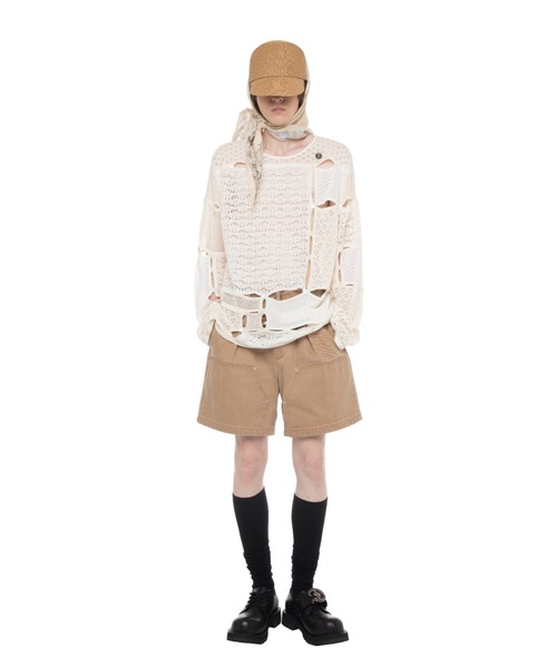 DAIRIKU(ダイリク)の「Benjamin Button Patch-Work Knit(ニット/セーター・メンズ・ブラック/アイボリー・L/M)」の11枚目の写真