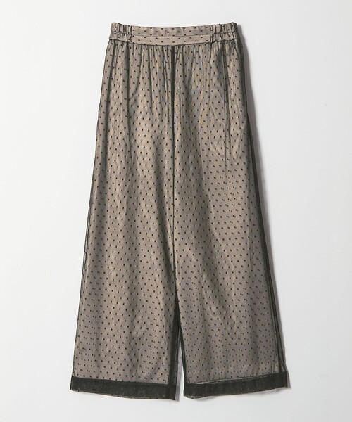 EMMEL REFINES（エメルリファインズ）の「＜EMMEL REFINES＞EM ドットチュール レイヤー パンツ（その他パンツ・レディース・オフホワイト/ブラック・S/M）」の13枚目の写真