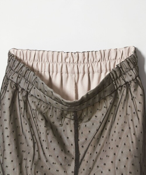 EMMEL REFINES（エメルリファインズ）の「＜EMMEL REFINES＞EM ドットチュール レイヤー パンツ（その他パンツ・レディース・オフホワイト/ブラック・S/M）」の18枚目の写真