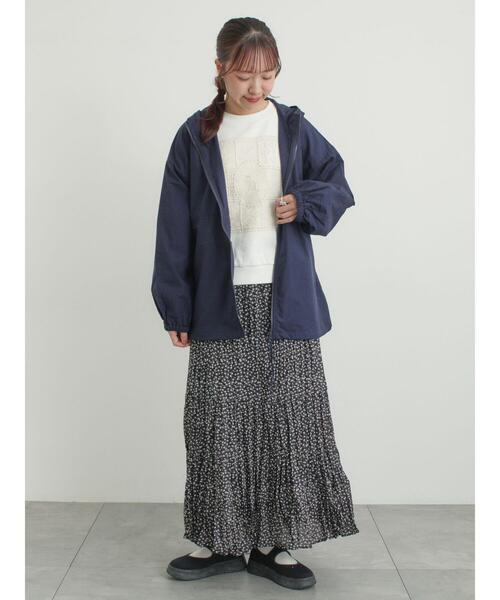 Samansa Mos2（サマンサ モスモス）の「裏毛CAT柄パーツレース付スウェット（Tシャツ/カットソー・レディース・ミント/グレー/オフホワイト・F）」の20枚目の写真