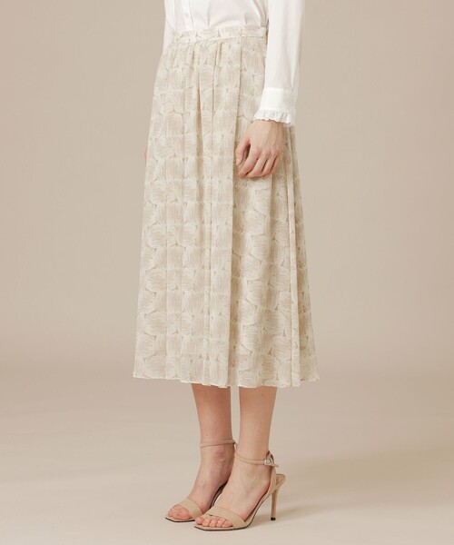 MACKINTOSH LONDON(マッキントッシュ ロンドン)の「ドローイングバスケットスカート(スカート・レディース・ネイビー/ベージュ・36/38)」の7枚目の写真