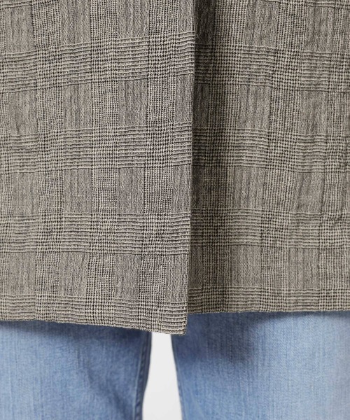 BABYLONE（バビロン）の「クレープリネンジャケット（テーラードジャケット・レディース・ブラック・フリー）」の11枚目の写真