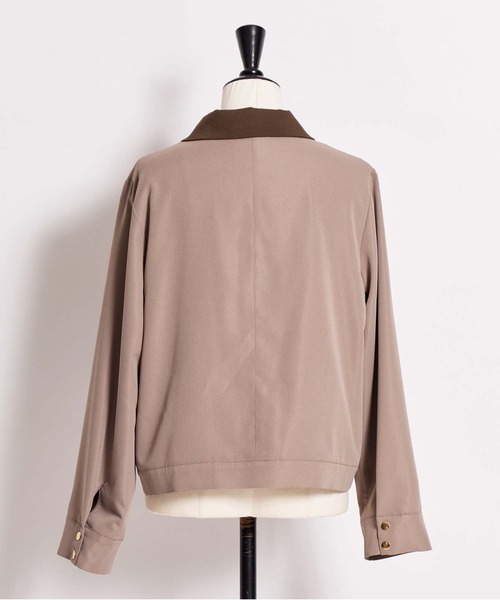 NOELA（ノエラ）の「アウトポケットブルゾン（ブルゾン・レディース・ベージュ/モカ・S/M）」の13枚目の写真