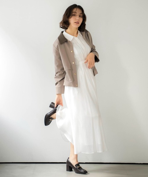 NOELA（ノエラ）の「アウトポケットブルゾン（ブルゾン・レディース・ベージュ/モカ・S/M）」の20枚目の写真