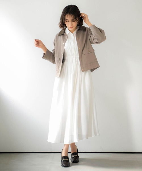 NOELA（ノエラ）の「アウトポケットブルゾン（ブルゾン・レディース・ベージュ/モカ・S/M）」の21枚目の写真