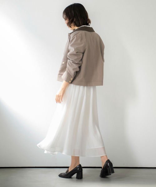 NOELA（ノエラ）の「アウトポケットブルゾン（ブルゾン・レディース・ベージュ/モカ・S/M）」の22枚目の写真