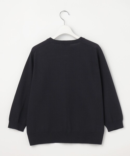 J.PRESS(ジェイプレス)の「【季節の変わり目に】Lace Jacquard ニット ブルゾン(ブルゾン・レディース・ネイビー系/ホワイト系/ブラウン系・T15/T13)」の12枚目の写真